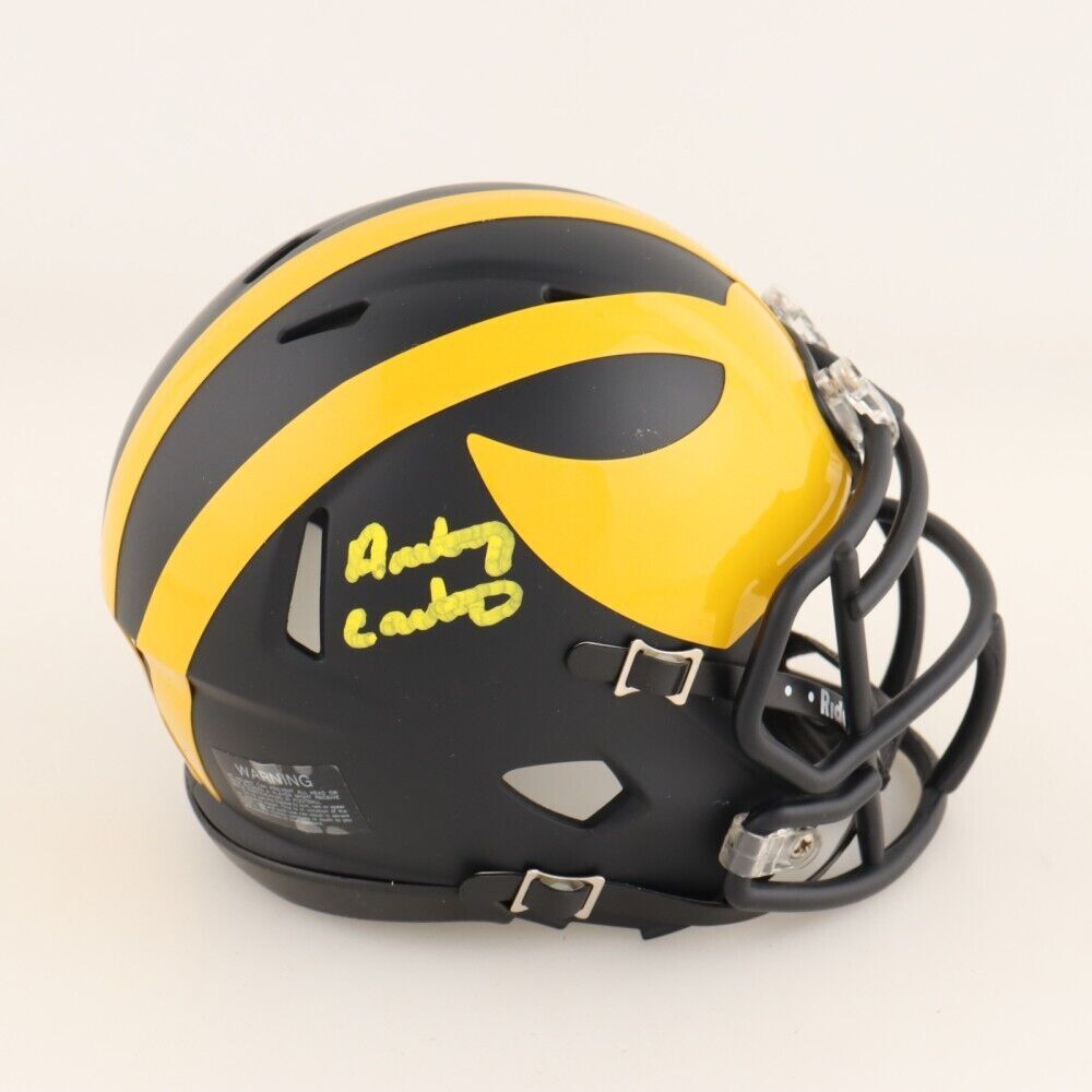 Anthony Carter Michigan Wolverines Autographed Mini Helmet