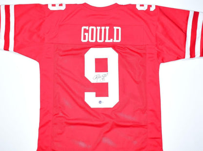 Robbie Gould Autographed San Francisco 49ers Red Custom Jersey