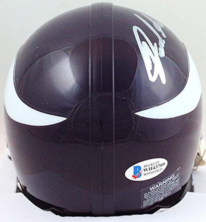 Jared Allen Signed Minnesota Vikings 1961-1979 Throwback Mini Helmet