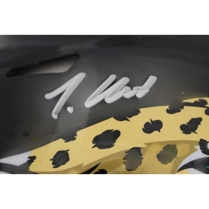 Travis Hunter Autographed Jacksonville Jaguars Full Size Authentic Helmet