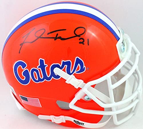 Fred Taylor Signed Florida Gators Black Mini Helmet