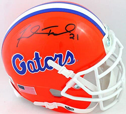 Fred Taylor Signed Florida Gators Black Mini Helmet