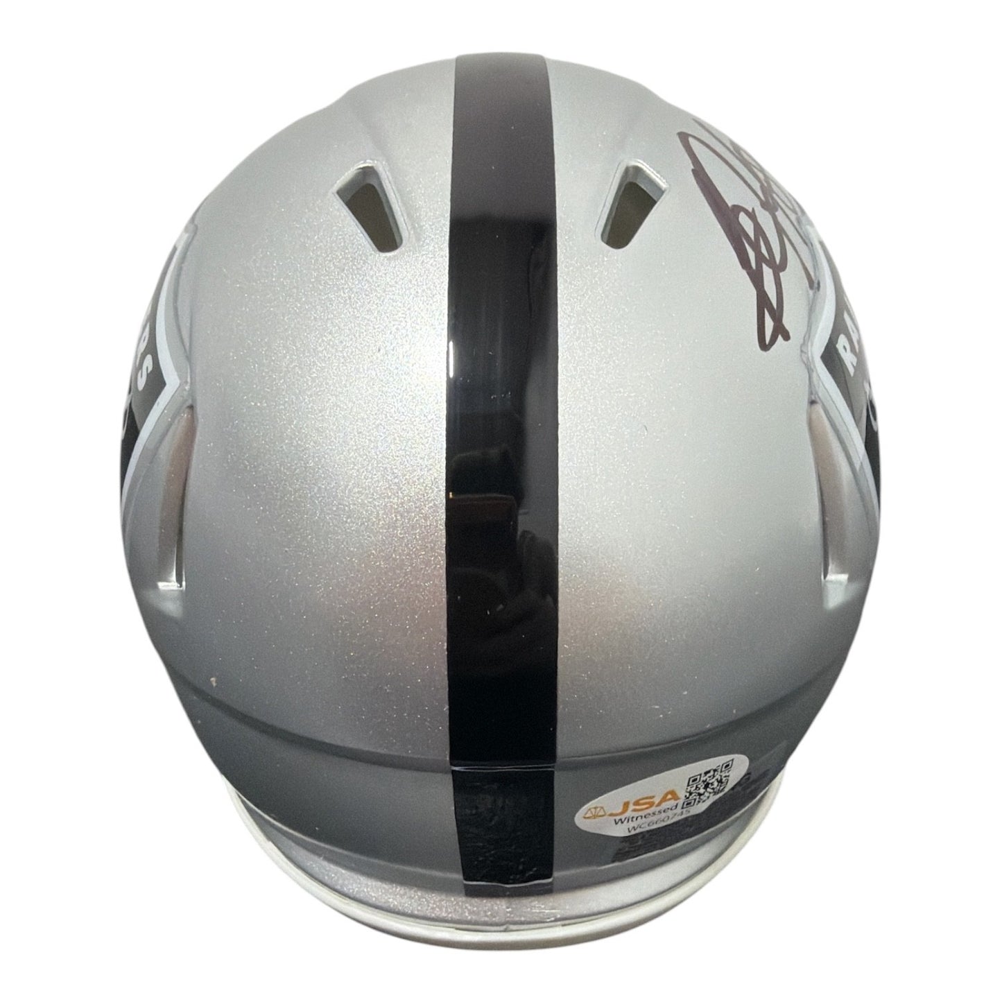 Bo Jackson Autographed Oakland Raiders Speed Mini Helmet