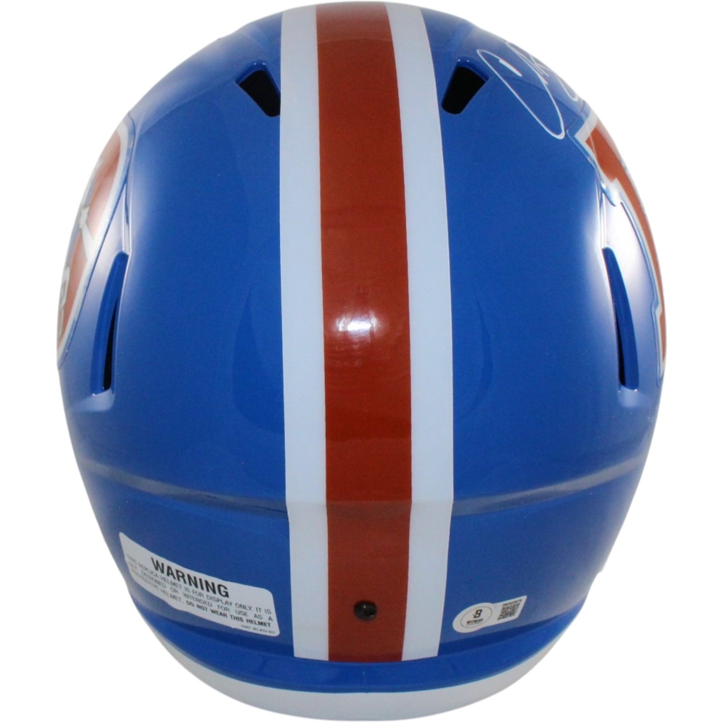 Champ Bailey Autographed Denver Broncos Full Size Throwback Helmet