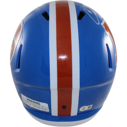 Champ Bailey Autographed Denver Broncos Full Size Throwback Helmet