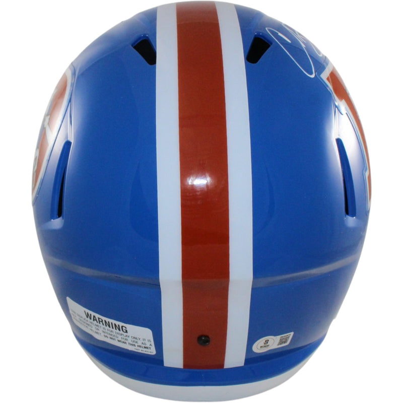 Champ Bailey Autographed Denver Broncos Full Size Throwback Helmet