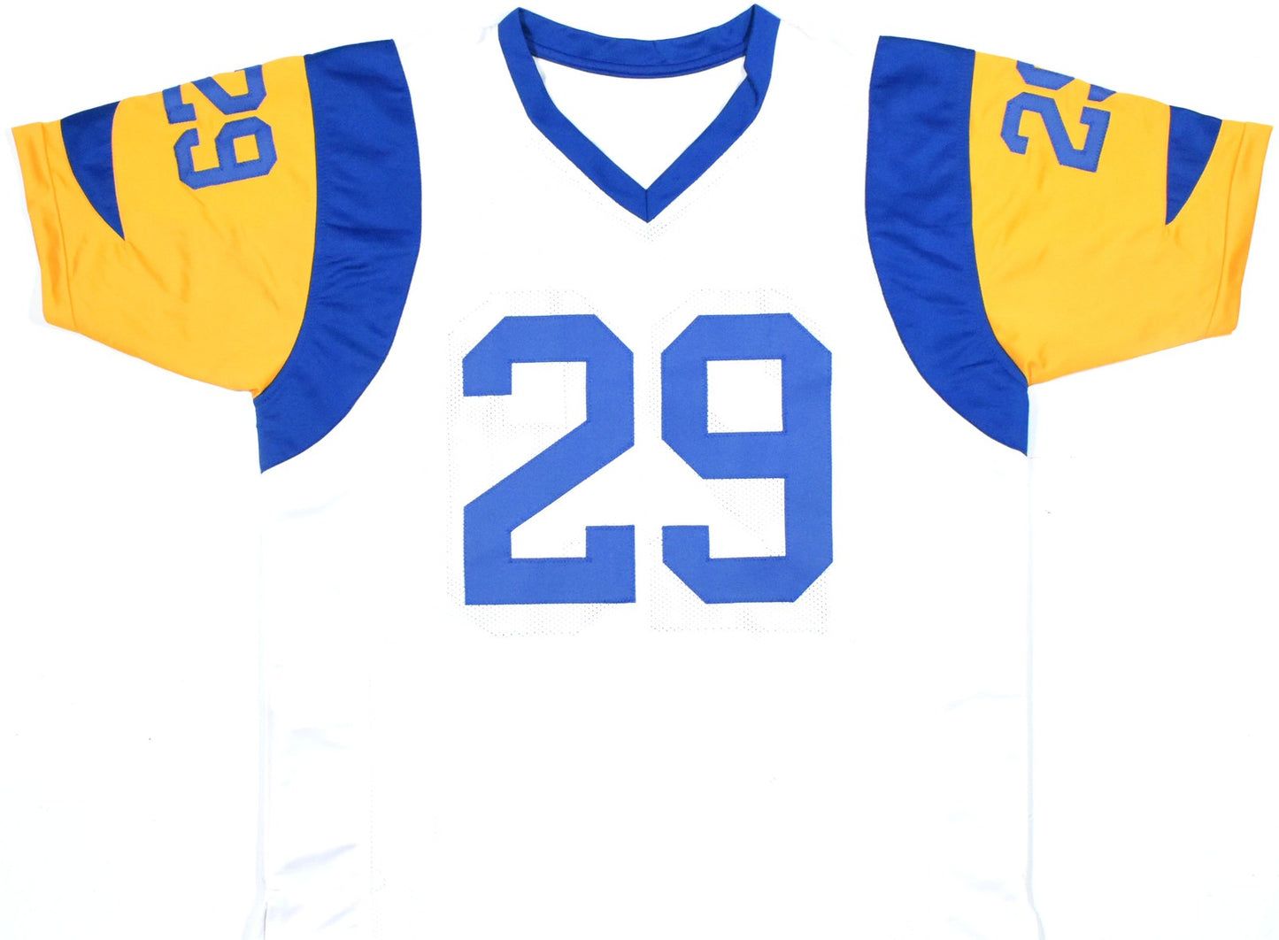 Eric Dickerson Signed Los Angeles Rams White Custom Jersey