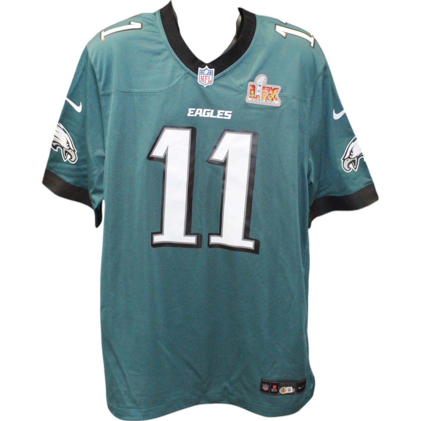 AJ Brown Autographed Philadelphia Eagles Super Bowl LIX Jersey