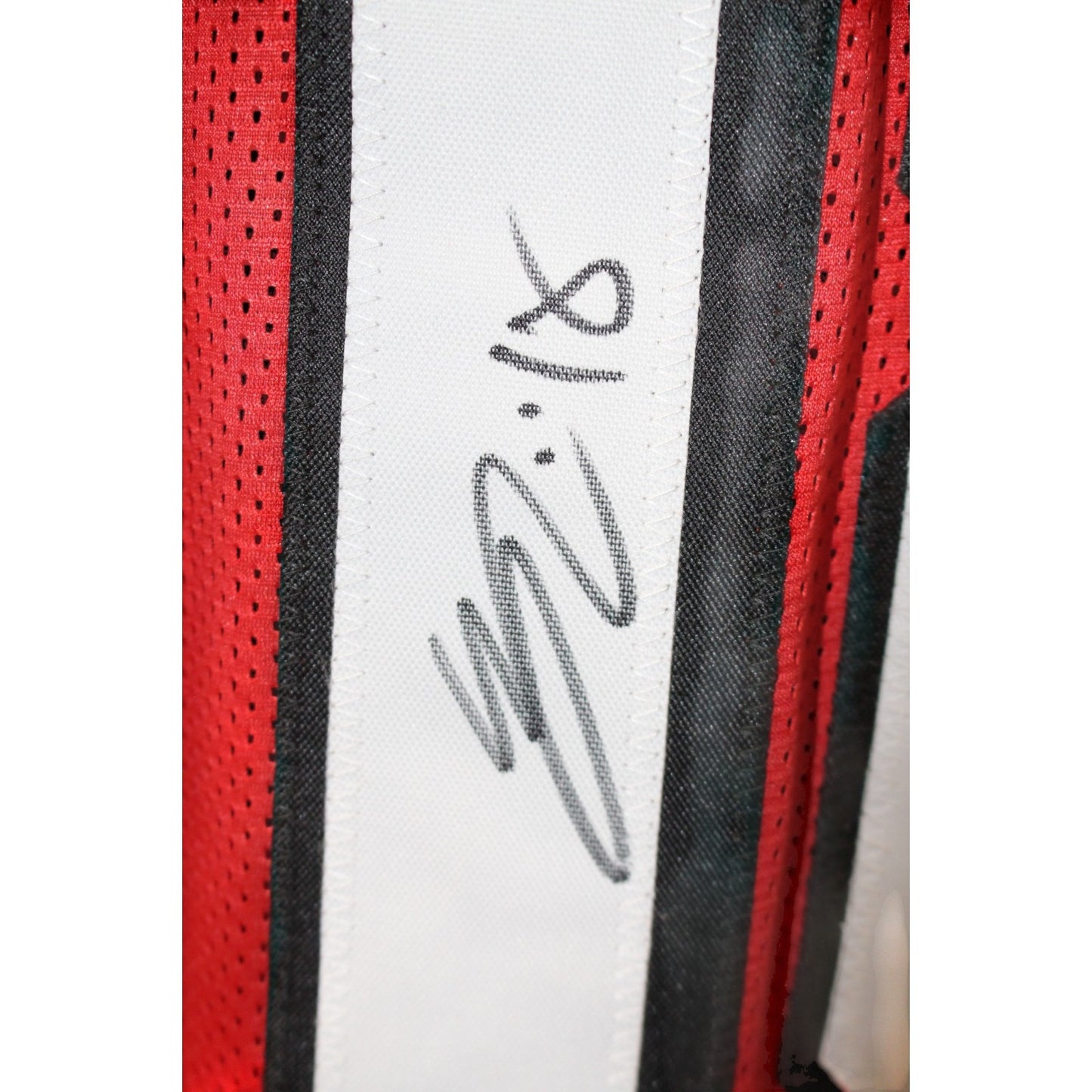 Eddie Pineiro Autographed Red Custom Jersey
