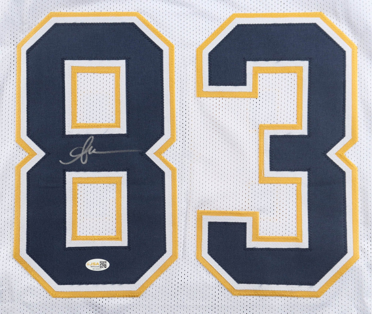 Anthony Miller Signed Los Angeles Chargers White Custom Jersey