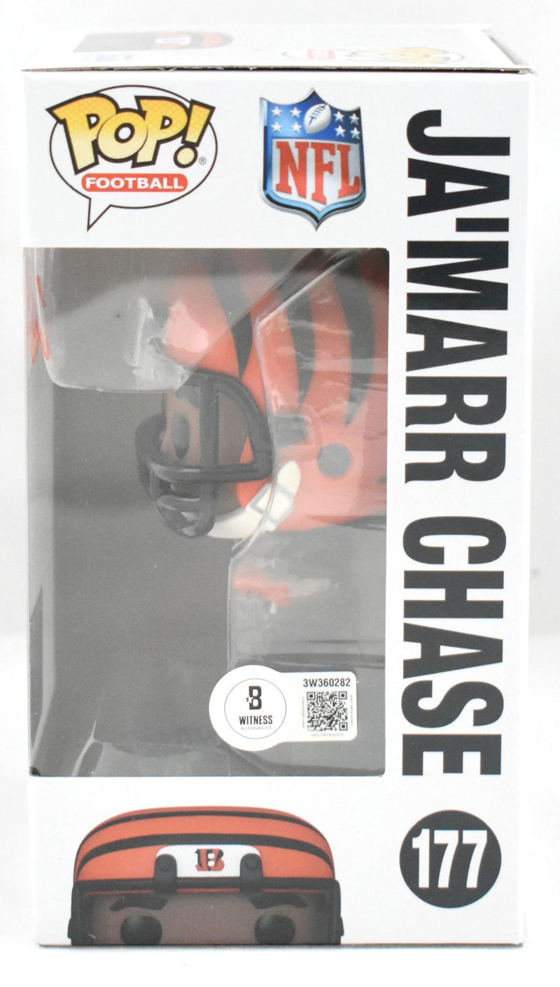 Ja'Marr Chase Autographed Cincinnati Bengals Funko Pop #177