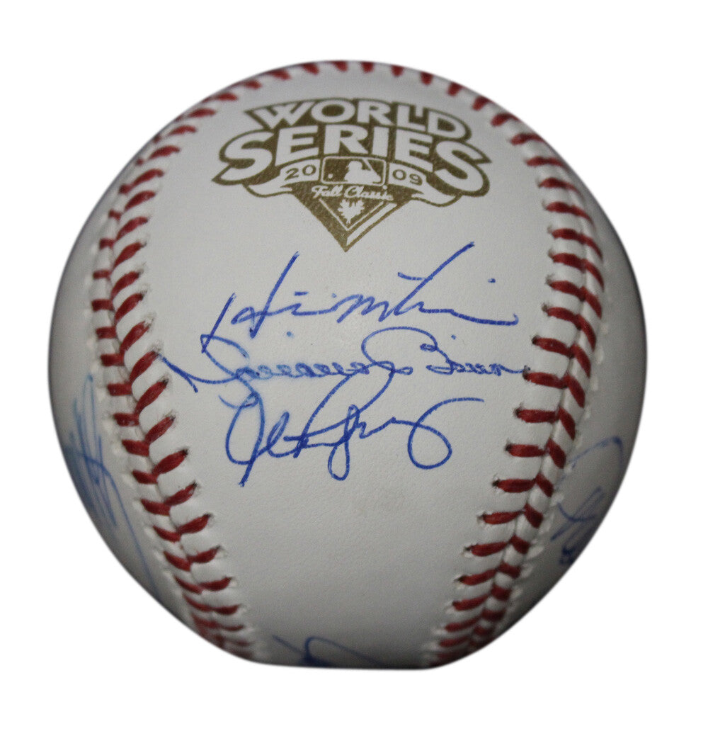 2009 New York Yankees Team Signed World Series Baseball (9 Signatures)