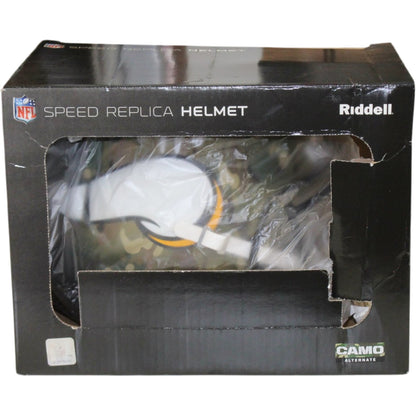 Justin Jefferson Autographed Minnesota Vikings Full Size Camo Helmet