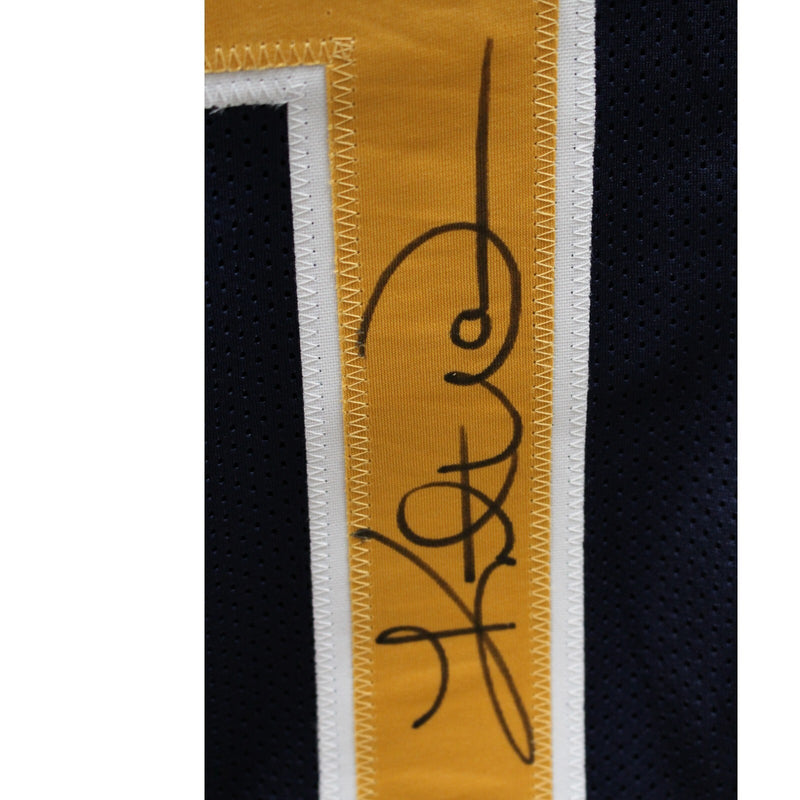 Kurt Warner Autographed St. Louis Rams Blue Custom Jersey Beckett