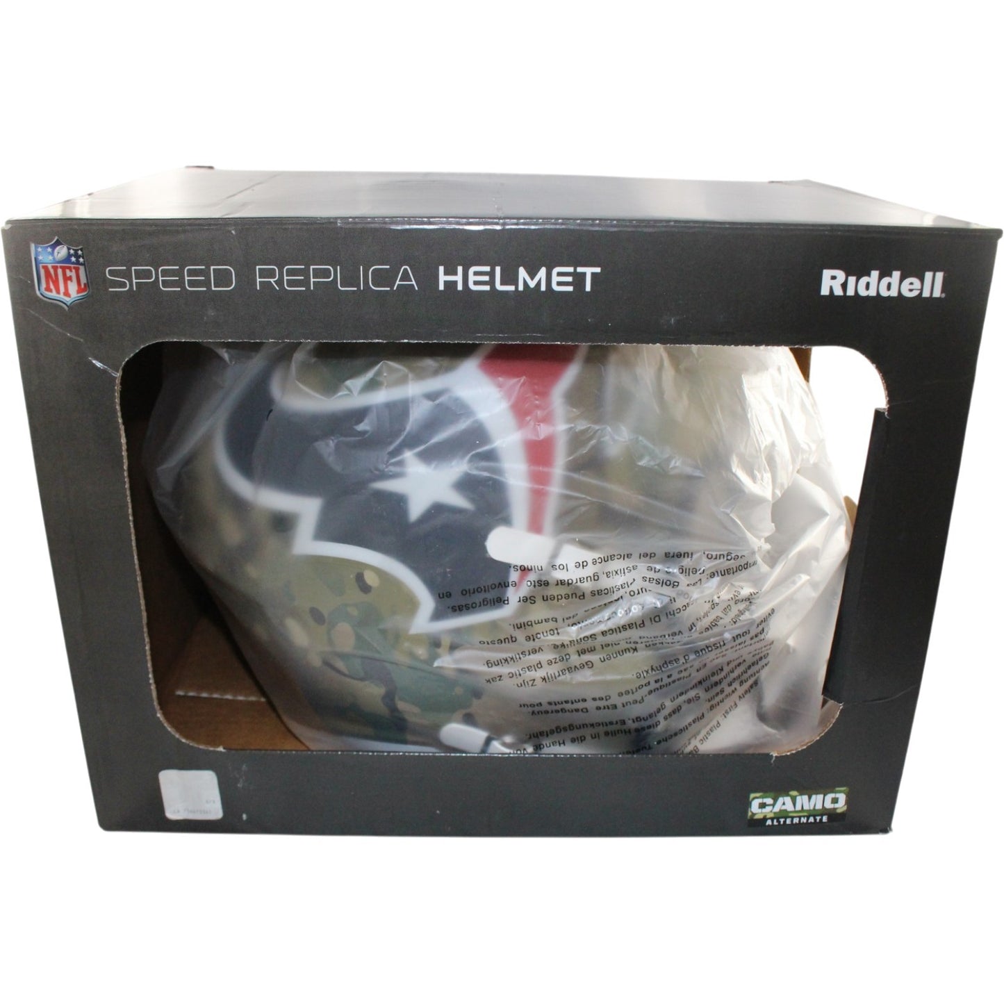 Andre Johnson Houston Texans Autographed Full Size Camo Replica Helmet