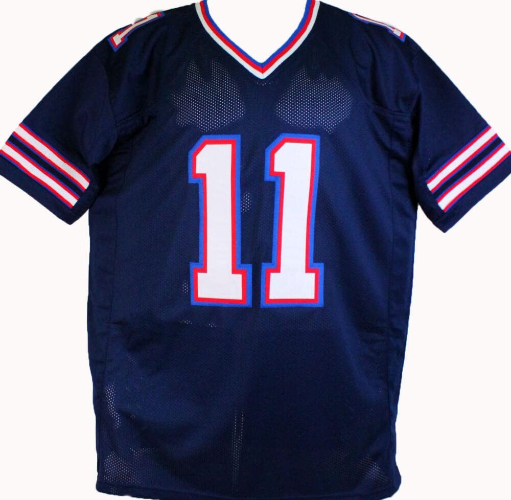 Cole Beasley Signed Buffalo Bills Dark Blue Custom Jersey Bills Mafia