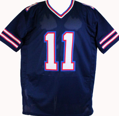 Cole Beasley Signed Buffalo Bills Dark Blue Custom Jersey Bills Mafia