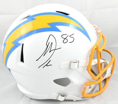 Antonio Gates Signed Los Angeles Chargers Full Size Speed Replica Helmet