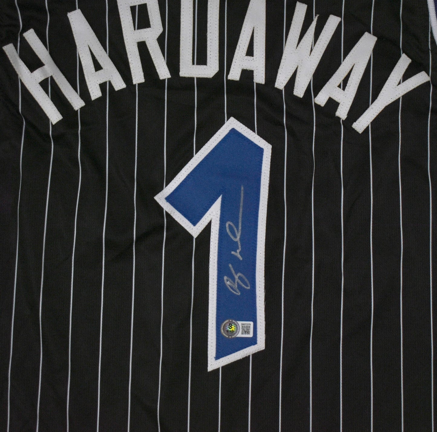 Penny Hardaway Signed Custom Black Basketball Jersey