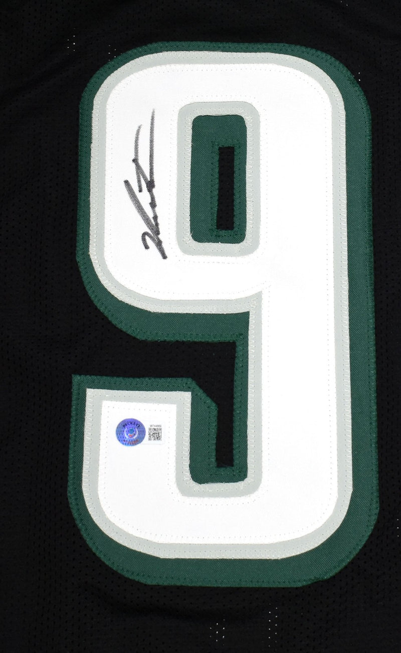 Jalen Carter Signed Philadelphia Eagles Black Custom Jersey