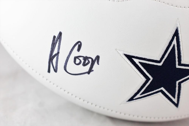 Amari Cooper Autographed Dallas Cowboys Black Logo Football
