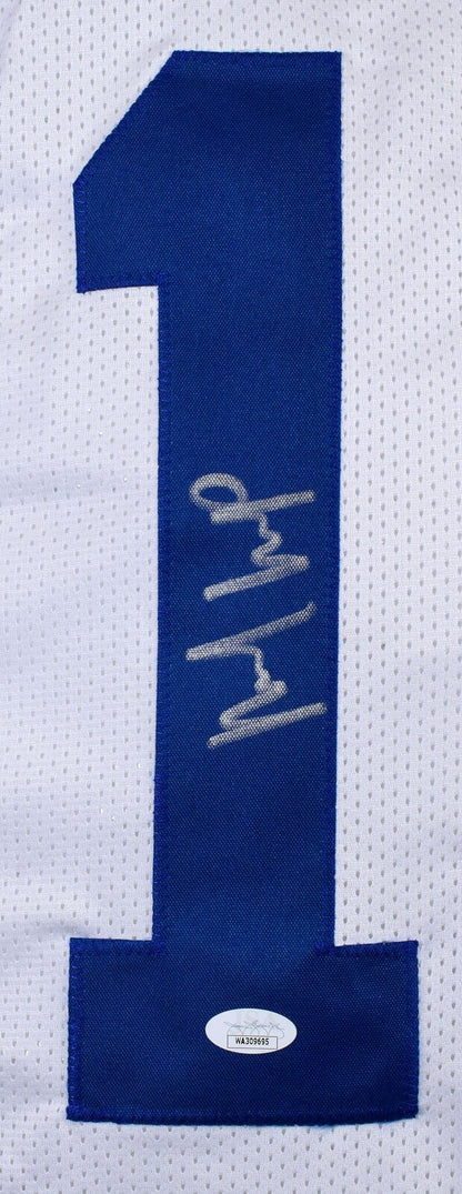 Michael Gallup Autographed White Custom Jersey