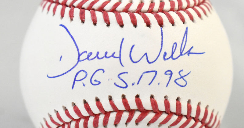 David Wells Signed Rawlings Official Major League Baseball