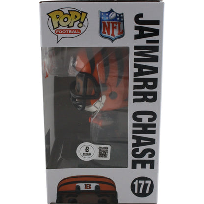 Ja'Marr Chase Cincinnati Bengals Autographed Funko Pop! #177
