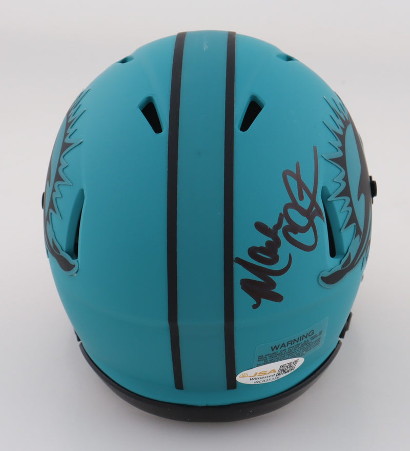 Mark Clayton Signed Miami Dolphins Rave Alternate Mini Helmet