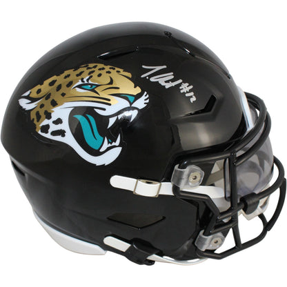 Travis Hunter Jacksonville Jaguars Signed Mid-Size Midi Helmet
