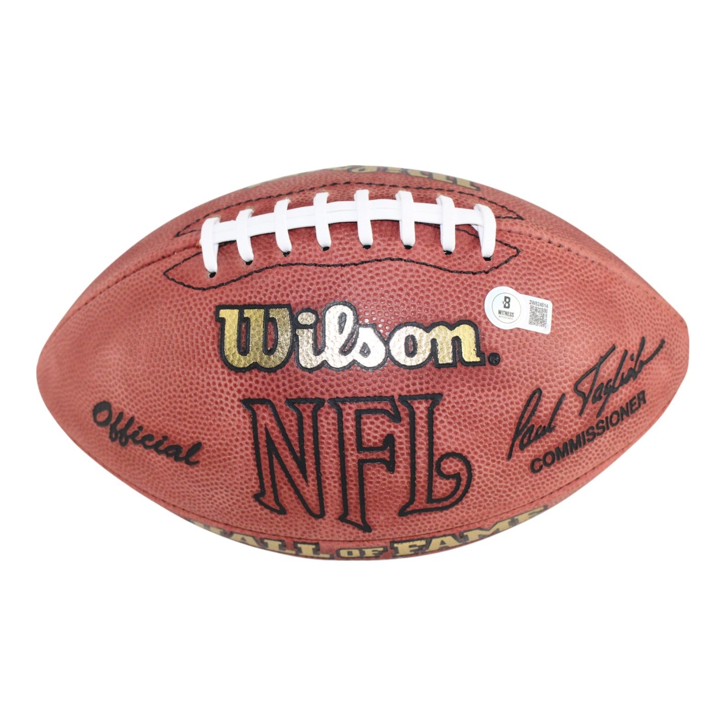 John Elway Signed Denver Broncos Hall of Fame Official Football BAS