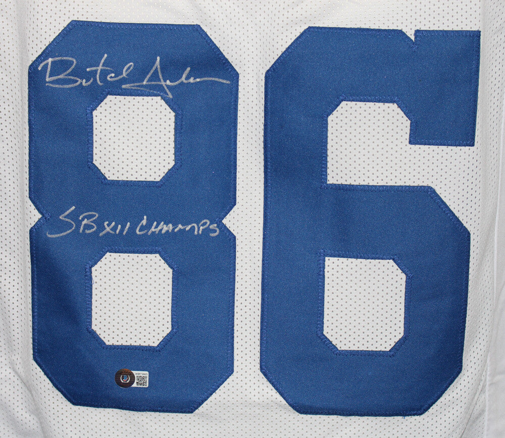 Butch Johnson Signed Dallas Cowboys Custom Football Jersey (BAS COA)