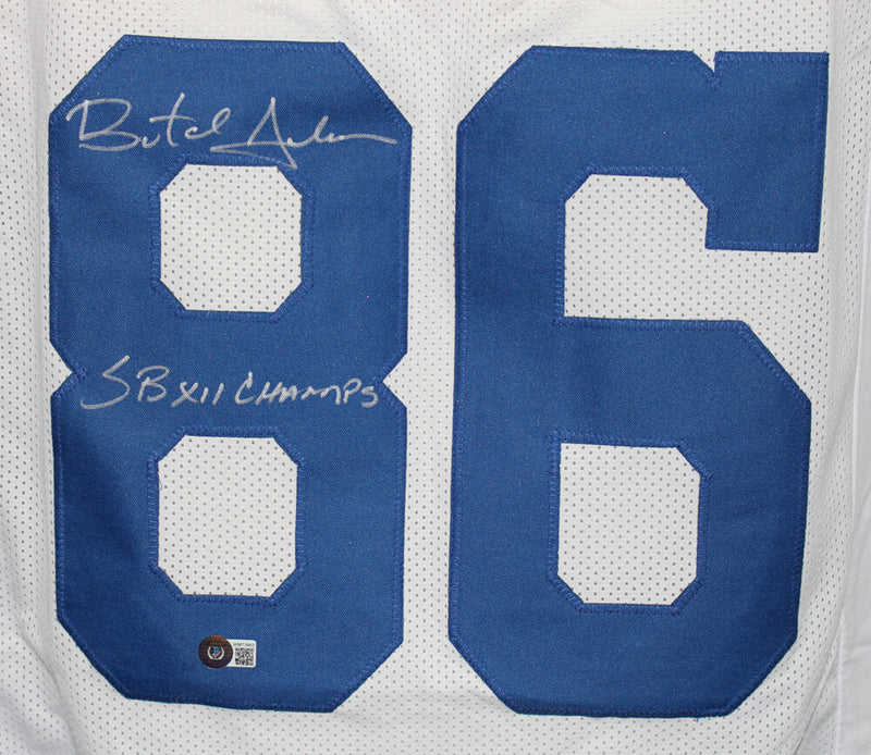 Butch Johnson Signed Dallas Cowboys Custom Football Jersey (BAS COA)