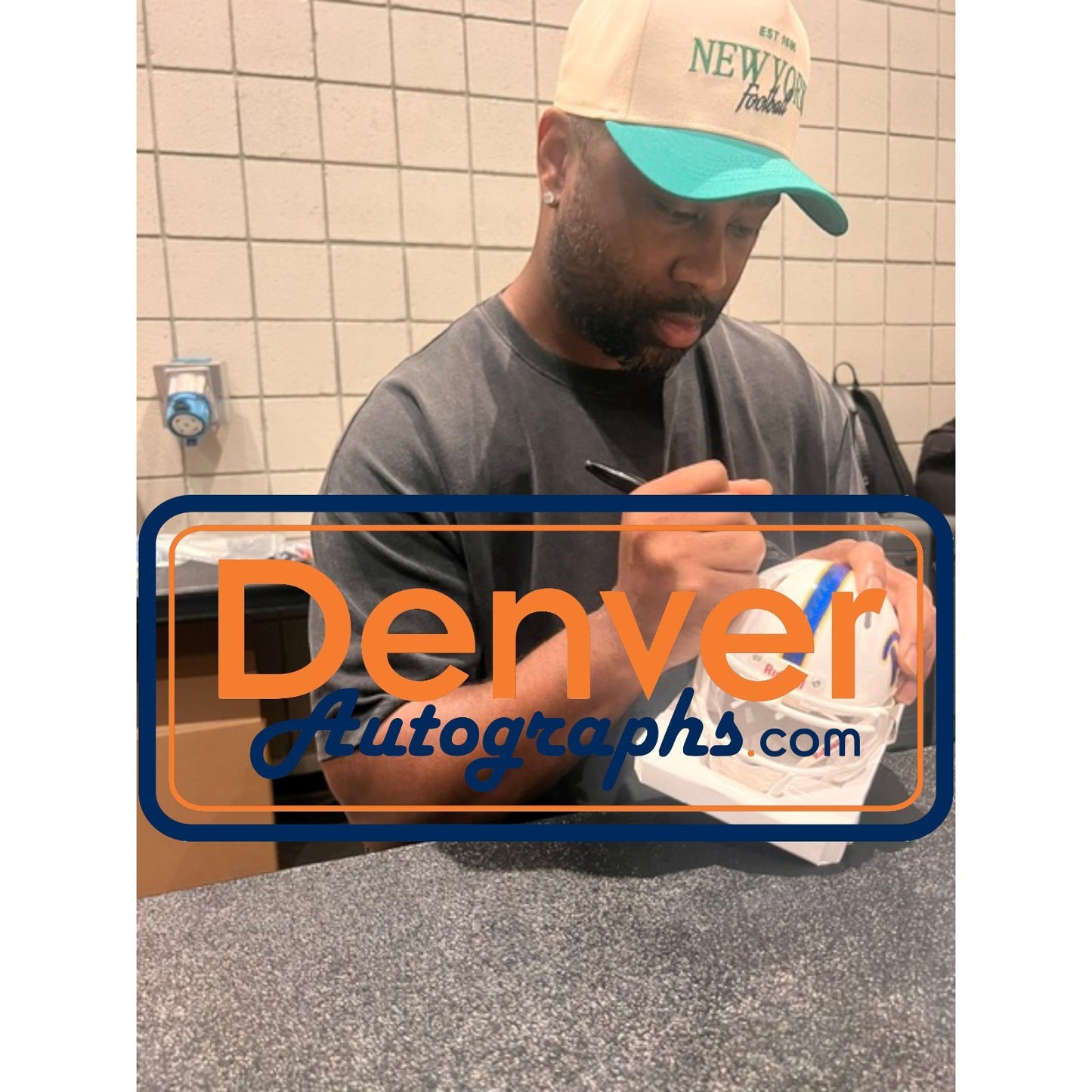 Darrelle Revis Signed Pittsburgh Panthers Mini Helmet