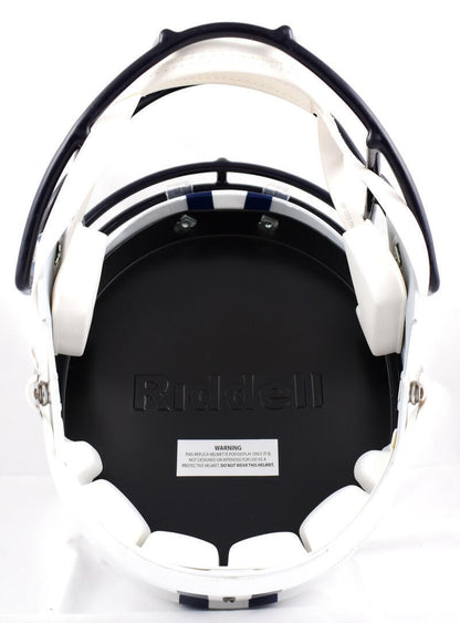 Trevon Diggs Autographed Dallas Cowboys Full Size Flat White Speed Helmet