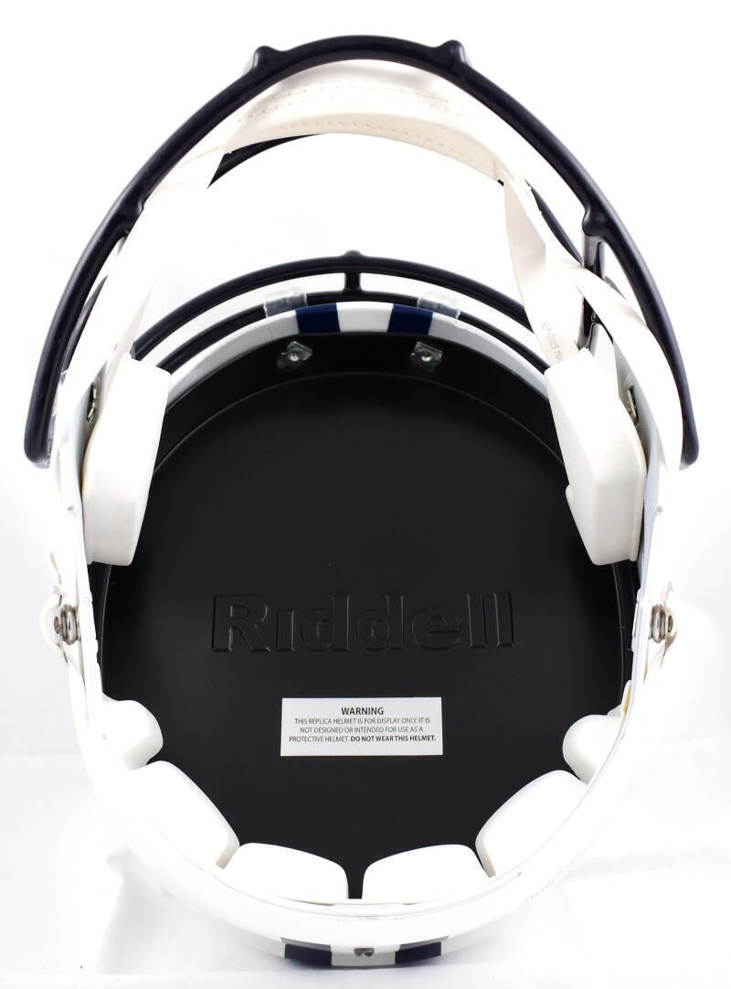 Trevon Diggs Autographed Dallas Cowboys Full Size Flat White Speed Helmet