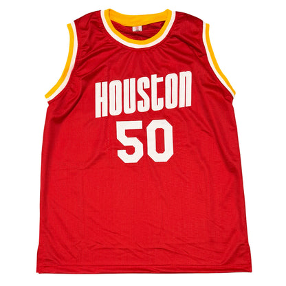 Ralph Sampson Signed Houston Rockets Custom Jersey (HOF 12)