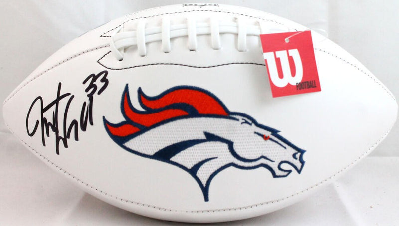Javonte Williams Autographed Denver Broncos Wilson Logo Football