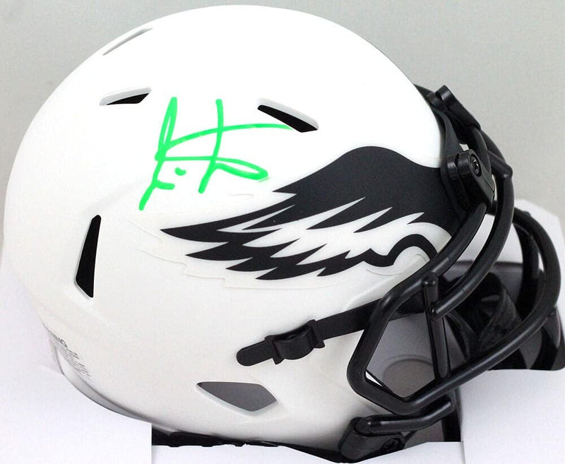 Cris Carter Signed Philadelphia Eagles Lunar Speed Mini Helmet