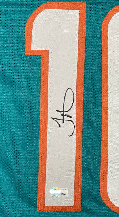 Tyreek Hill Signed Miami Dolphins Custom Jersey Beckett COA
