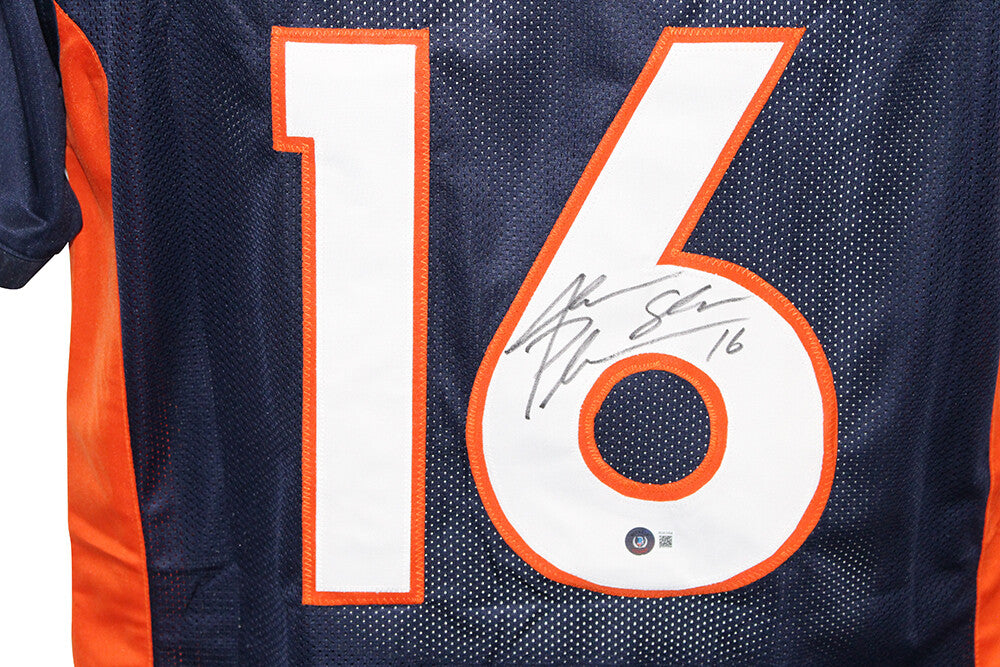 Jake Plummer Denver Broncos Autographed Pro Style Blue Jersey