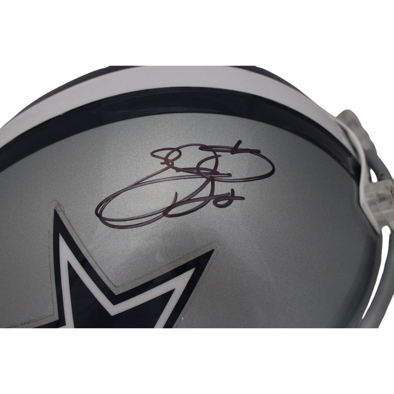 Emmitt Smith Dallas Cowboys Autographed Full Size VSR4 Replica Helmet