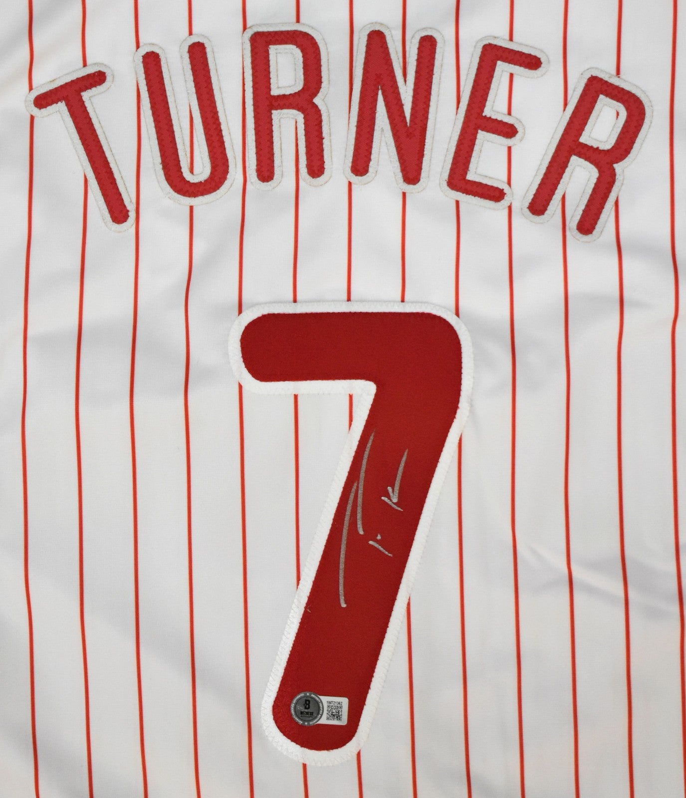 Trea Turner Autographed Philadelphia Phillies Custom White Jersey