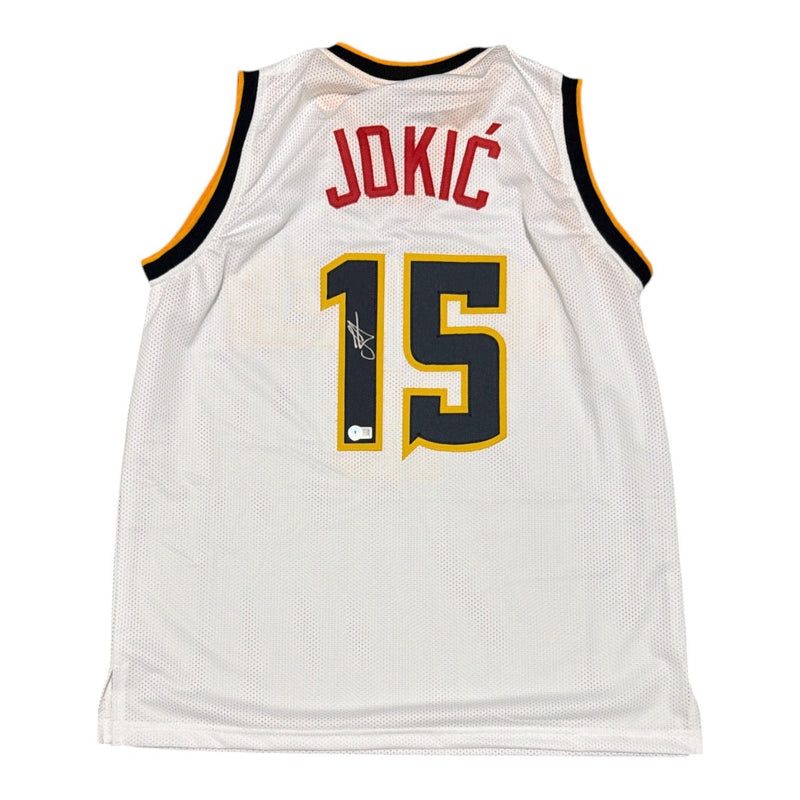 Nikola Jokic Autographed Denver Nuggets Custom Jersey