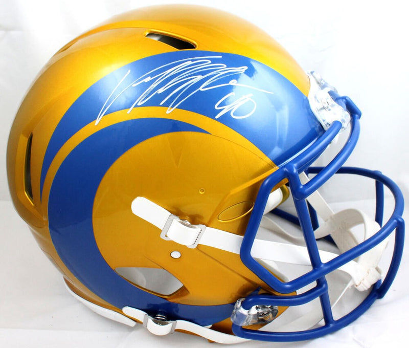 Von Miller Signed Los Angeles Rams Flash Speed Authentic Helmet