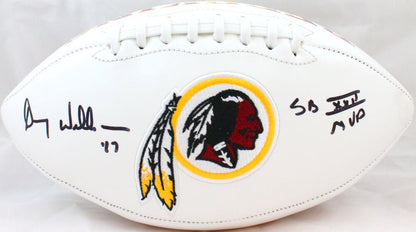 Doug Williams Autographed Washington Logo Football - SB MVP Inscribed
