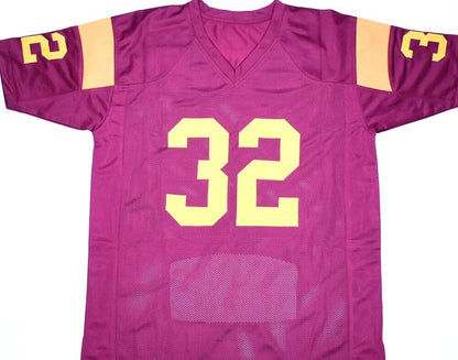 O.J. Simpson Autographed Maroon Custom College Jersey