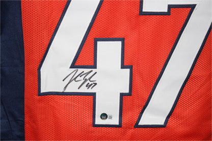 John Lynch Signed Denver Broncos Custom Jersey (Beckett COA)