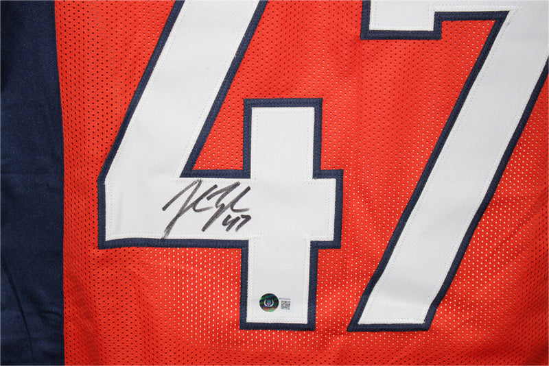 John Lynch Signed Denver Broncos Custom Jersey (Beckett COA)