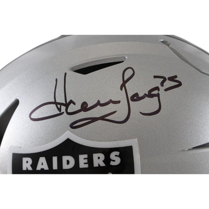 Howie Long Las Vegas Raiders Autographed Authentic SpeedFlex Helmet